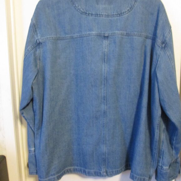 Women's Velvet Heart Denim Barn Type Jacket Size Small (Oversized) - Picture 7 of 9